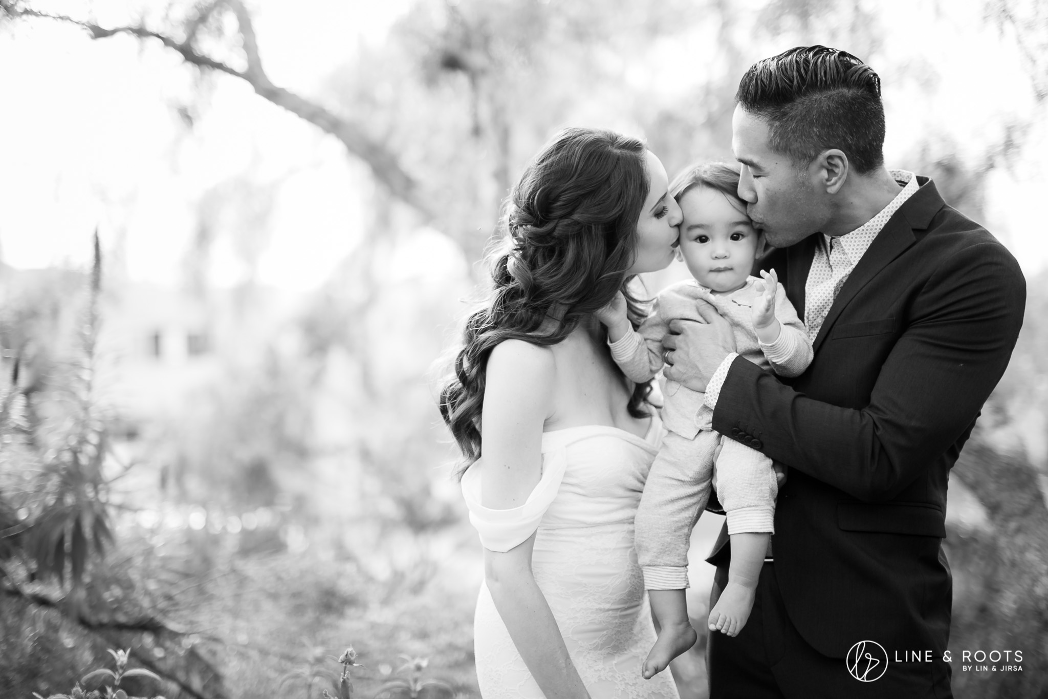 Orange County Family Session Justin & Yvette Line and Roots