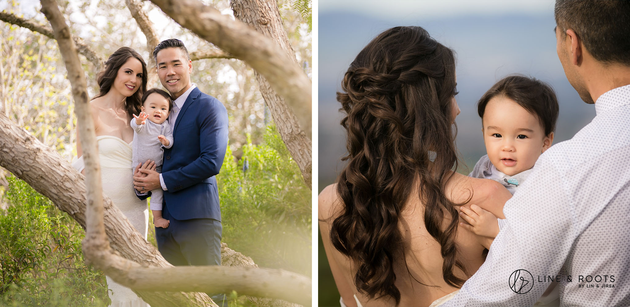 holding a baby family portrait poses