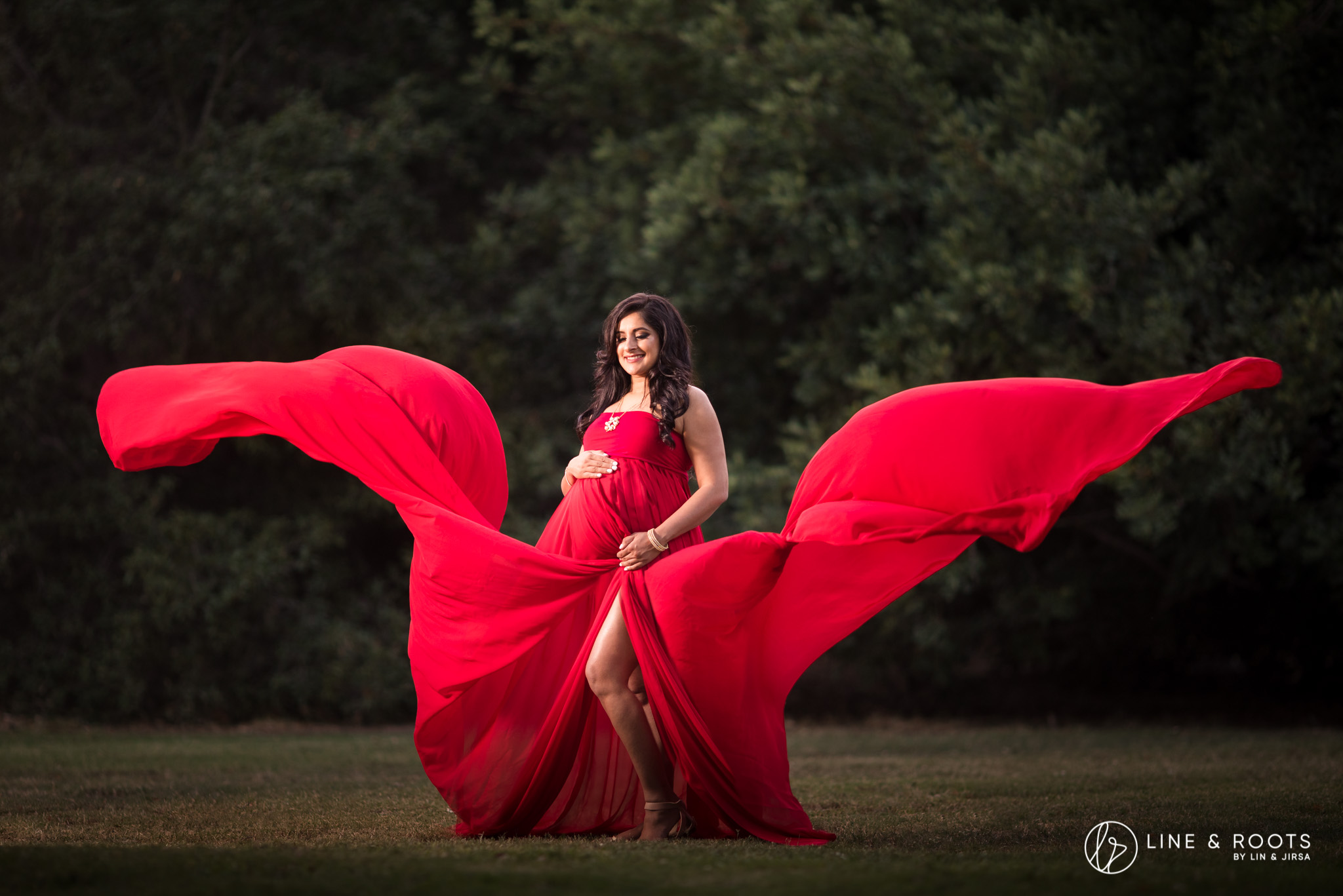 Irvine Regional Park Orange County Maternity Photography Neeti Line