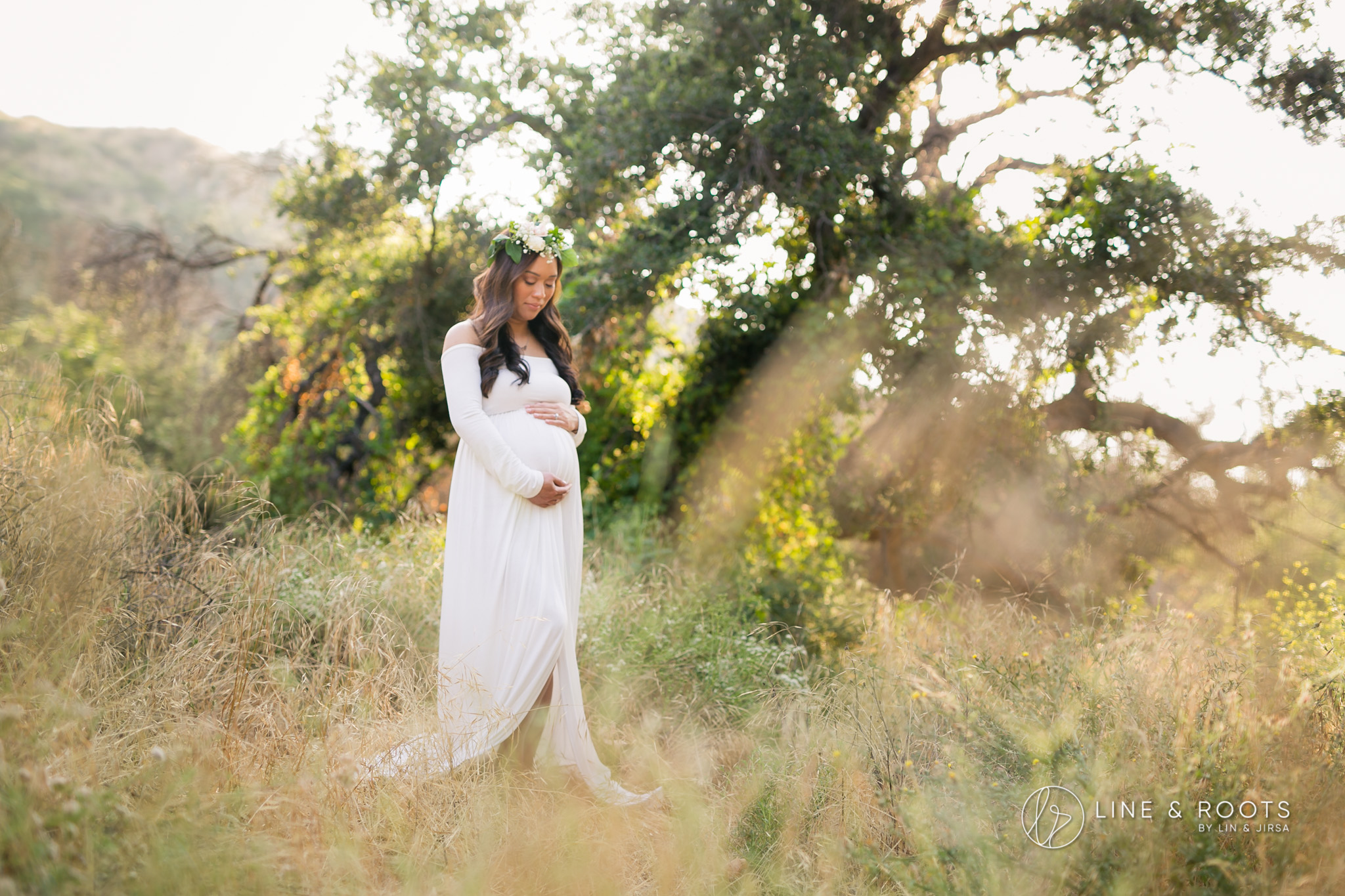 Maternity sessions are a celebration of life and nature so adding other sym...