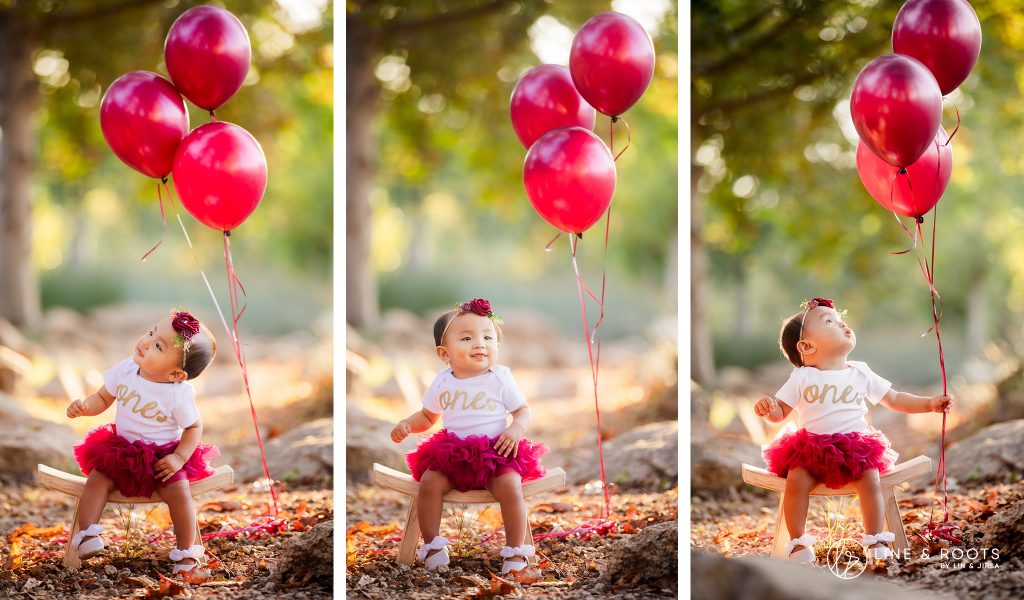 baby birthday photography