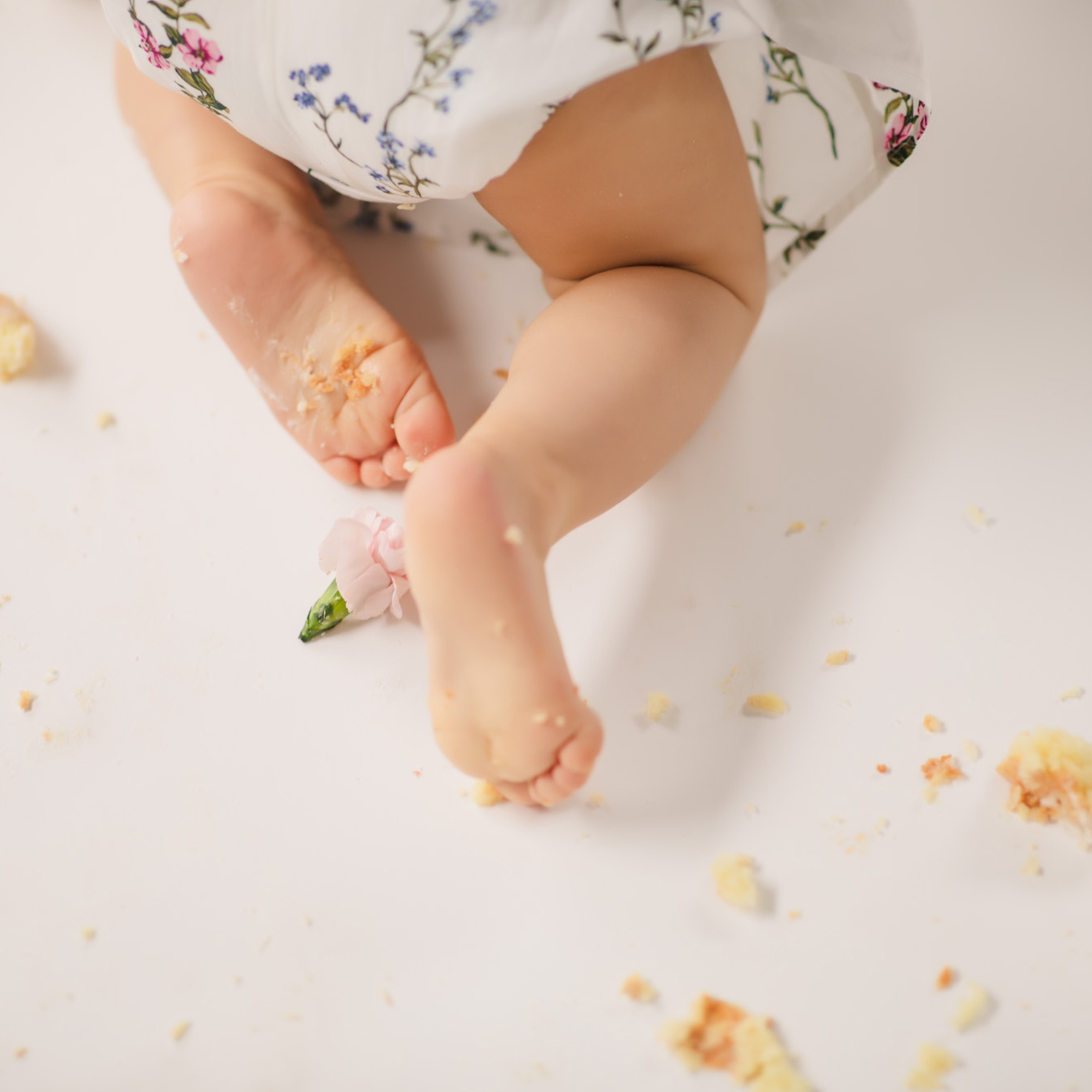 1-Year-Old Cake Smash | Baby Delilah | Line and Roots